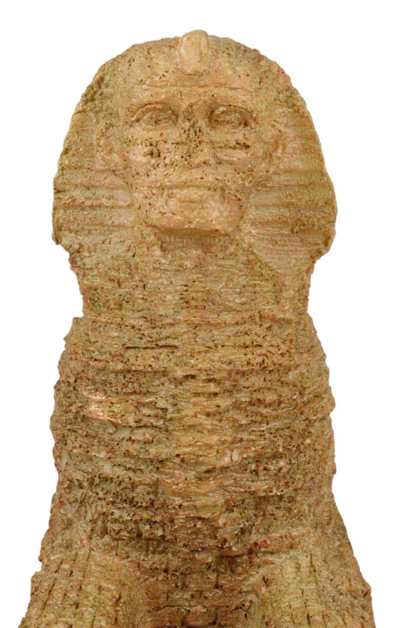 Egyptian World Wonder Great Sphinx Of Giza Androsphinx Sand Finish Figurine - Ebros Gift