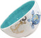 Ebros Blue & White Sea Turtle Ceramic Dinnerware (Large Serving Bowl 95oz, 2)