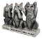 See Hear Speak No Evil Cats Trio Toothpick Holder Salt And Pepper Shakers Set