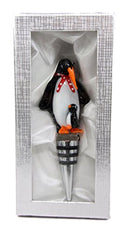 Polar Antarctica Emperor Penguin & Chick Wine Bottle Topper Stopper Cork Barware