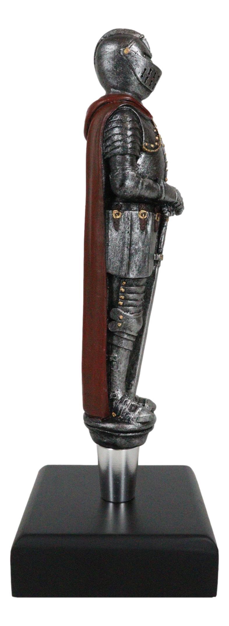 Medieval Suit Of Armor Kings Knight Swordsman Novelty Beer Tap Handle Figurine