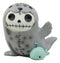 Furry Bones Sea World Marine Elephant Seal Skeleton With Mini Whale Figurine