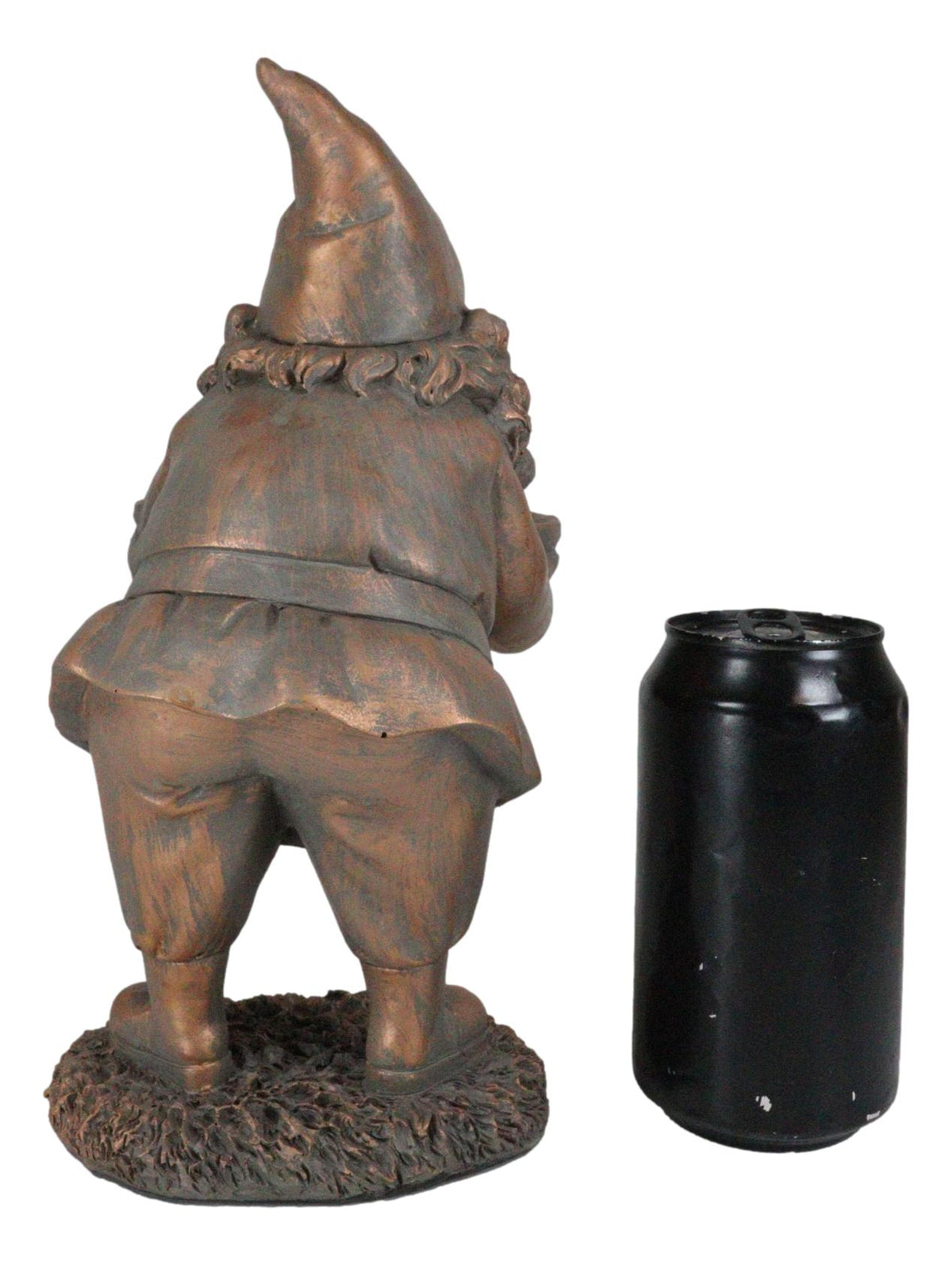 Fantasy Old Mr Gnome Holding Long Tray Garden Figurine Decor Or Keys Holder