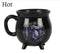 Wicca Sabbats Wheel of The Year Samhain Dragon Heat Color Changing Cauldron Mug