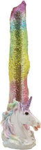Ebros Fantasy Rainbow Sacred Unicorn by Crystal Pillar Incense Holder Burner