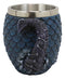 Ebros Medieval Khaleesi's Elemental Dragon Colorful Scale Egg With Hatching Wyrmling Small Coffee Tea Mug Cup 3.75" High Fantasy GOT Themed Dungeons And Dragons Drinking Cups (Water Blue)