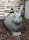 Home & Garden Decor Bunny Rabbit With Little Bird Friend Aluminum Statue