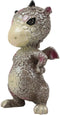 Ebros Small Gray Sulky Wyrmling Baby Hatchling Dragon with Pink Spots Figurine