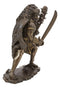 Ebros Hercules Holding Club with Neman Lion Skin Armor Sculpture Figurine 8.25"H