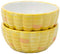 Ebros Ceramic Sliced Corn Kernels On Cob Coins Small 3oz Dipping Bowl Set Of 2