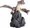 Ebros Gift Fiero Dragon on Rock 7.75" Length Figurine Hand Painted Resin Statue