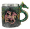 Ebros Mythical Fantasy Fire And Earth Dragon With Celtic Knotwork Novelty Coffee Mug