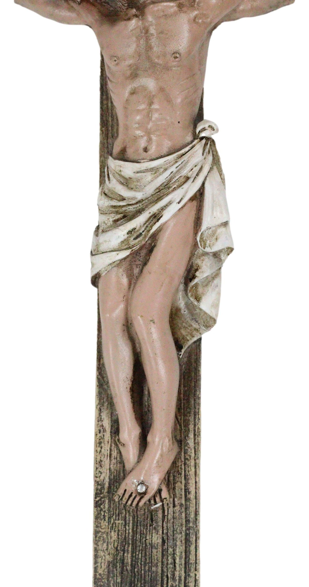 Passion of Jesus Christ Death at Calvary Crucifix Catholic INRI Wall Cross Decor - Ebros Gift