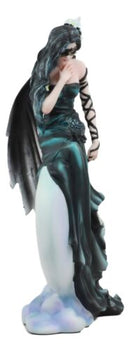 Ebros Large Gothic Lunar Eclipse Raven Fairy Statue 11"H Nene Thomas Dark Skies