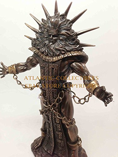 Ebros Greek Primordial Titan Celestial Heavens Chained Hyperion Statue Father of Helios God of Light Sun Figurine 10"H - Ebros Gift