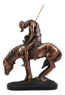 Ebros Large End of The Trail Native Indian Hero Warrior On Horse Statue 16"Tall