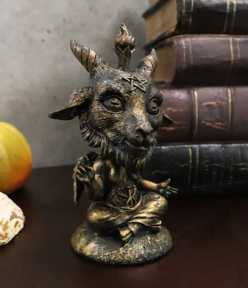 Ebros Sabbatic Goat Of Mendes Samael Lilith Baphomet Bobblehead Figurine