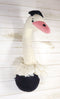 Ebros Fiona Walker England Handmade Organic Girl Ostrich Head Wall Decor Large 24"H