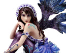 Ebros Large Lavender Winter Fairy Statue Missing You Yuletide Fae Fantasy Collectible Figurine 12.5"H