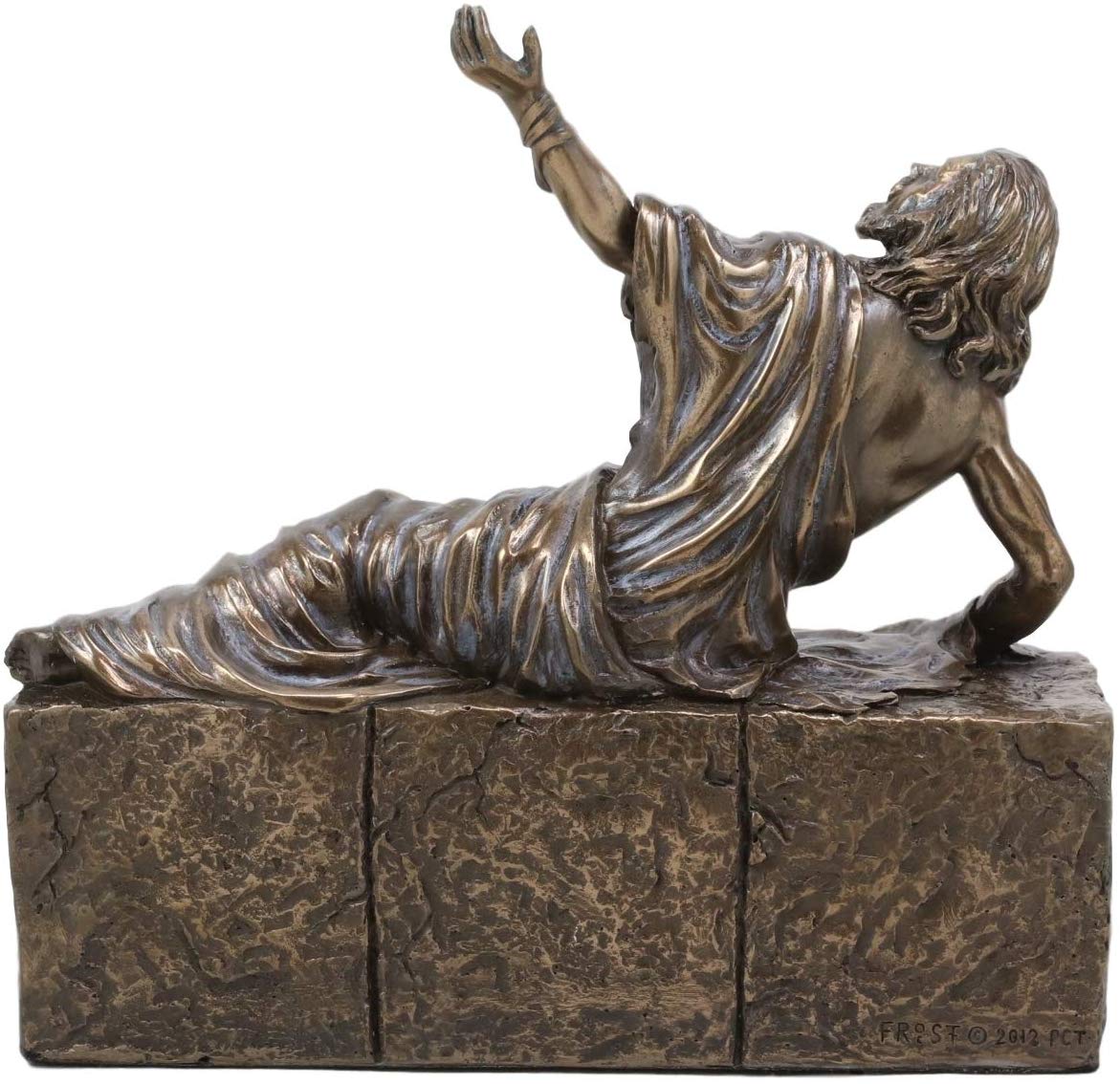 Ebros The Anastasis Resurrection of Jesus As He Awakens in The Tomb Statue 7"W
