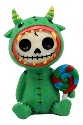 Furrybones UnderbedZ Imaginary Lollipop Mogu Mogu Figurine 3"H Skeleton Monster