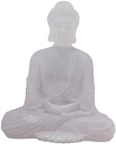 Ebros Feng Shui Acrylic Buddha Shakyamuni Sitting in Meditation Statue 11.5" H