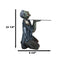 Begging Chained Slave Walking Undead Zombie Side Table With Glass 22.5"H Decor