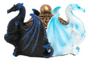 Ebros Gift Night And Day Contrasting Dual Dragons Decorative Trinket Jewelry Box