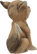 Ebros Sinister Grinning TeeHee Pets Collectible Statue 4.25"Tall (Coyote)
