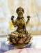 Ebros Vastu Hindu Goddess Of Prosperity Lakshmi Seated Lotus Miniature Figurine
