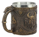 Norse Mythology Viking God Odin Alfather Coffee Mug 13oz Resin Drink Cup Tankard