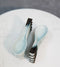 Pack Of 10 Artistic Designer Blue Black Ombre Ceramic Ladle Hook Soup Spoons