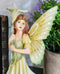 Meadowland Lily Fairy Holding Flower Stem And Lilies Figurine Fae Garden Fantasy