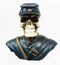 Union North Army Civil War Skeleton Skull Bust Figurine Sculpture Soldier