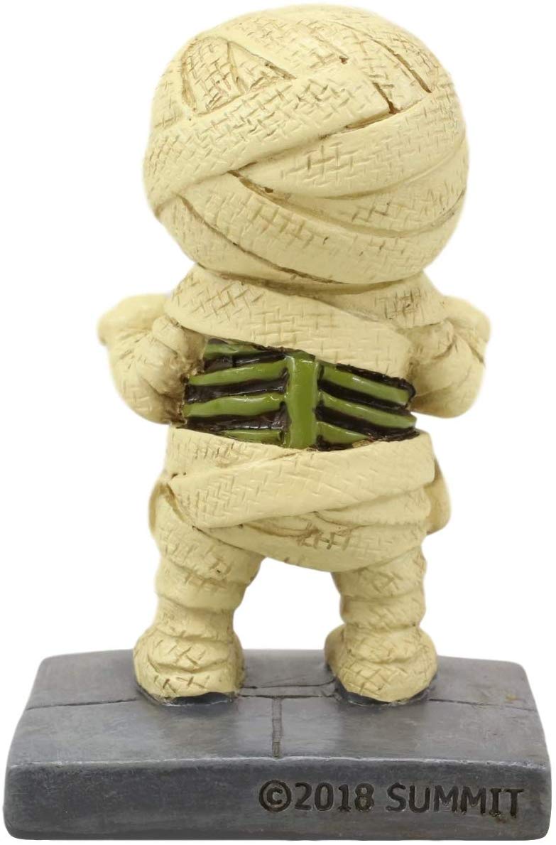 Ebros Monster Mania Collection Skulls and Skeletons Collectible Statue (Mummy)