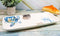 Marine Sea Turtle Compass Anchor & Shell Ceramic Serving Platter Trays Set Of 2