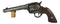Set of 2 Rustic Western Cowboy Dual Revolver Pistols Barn Door Bar Pull Handles