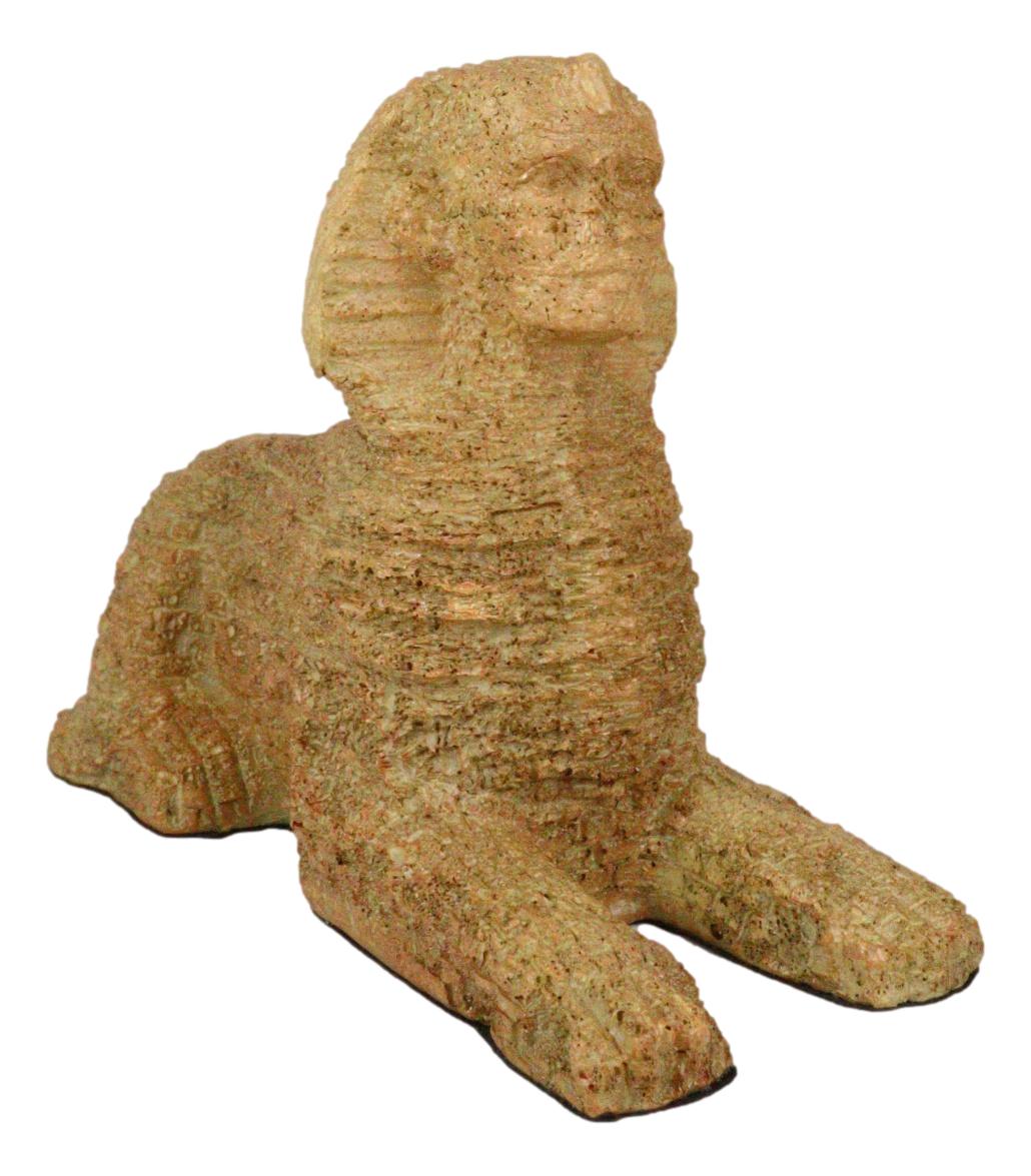 Egyptian World Wonder Great Sphinx Of Giza Androsphinx Sand Finish Figurine - Ebros Gift