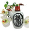 Traditional Japanese Tenmoku Porcelain Soy Sauce Condiment Dispenser Flask 6oz
