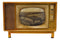 Vintage Retro Rectangle TV Television Box Set Money Coin Piggy Bank Accent Decor