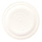 Set of 6 Modern Irregular Matte White Melamine Small Appetizer Dessert Plates