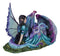 Twilight Slumber Enchanted Fairy With Sleeping Dragon On Lap Amy Brown Figurine