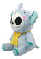 Ebros Furry Bones Skeleton Elefun The Elephant With Yellow Bow Tie Plush Toy