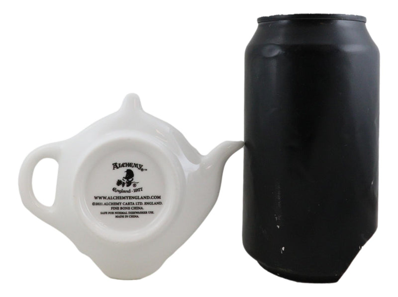 Pack Of 2 Wicca Purrfect Brew Cat Porcelain Tea Spoon Or Bag Rest Petite Plate