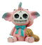 Furry Bones Dumbo Elefun The Pink Elephant With Giant Peanut Figurine Furrybones