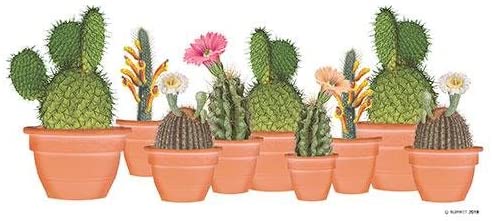 Ebros Gift Novelty Cactus Mug Ceramic Coffee Mug 15 ounces Capacity 4.5"H Mug