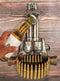 Western Cowboy Dual Pistol Guns And Bullets Wall Bottle Cap Opener With Catcher