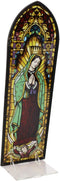 Ebros Frank Lloyd Wright Lady of Guadalupe Virgin Mary Stained Glass Wall Decor - Ebros Gift