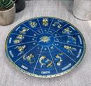 Blue Astrological Horoscopes Zodiac Constellations Sun Decorative Incense Holder