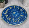 Blue Astrological Horoscopes Zodiac Constellations Sun Decorative Incense Holder